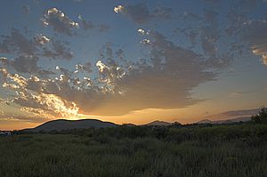 Sonnenaufgang im Balmorhea State Park